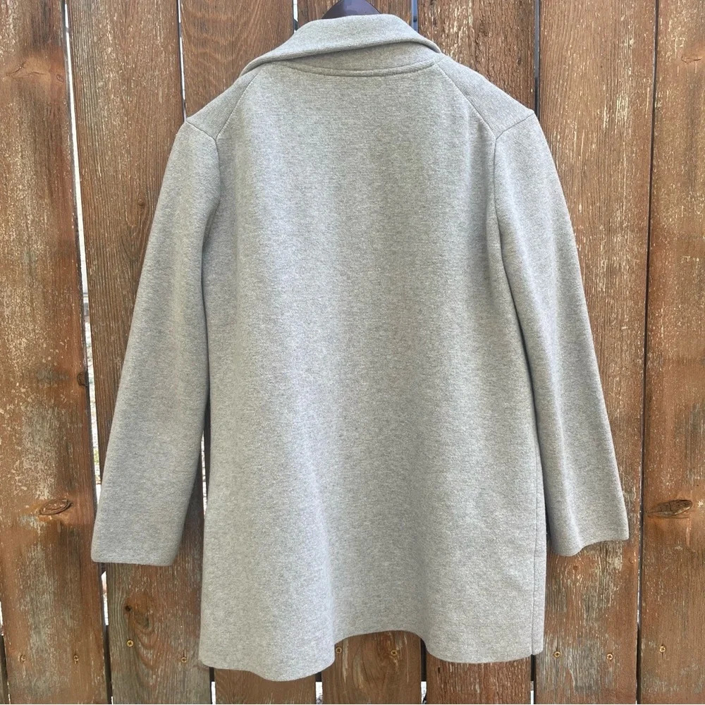 MAGASCHONI Women’s Gray Open Front Cardigan Sweater Wool Blend Size Small - Picture 8 of 10